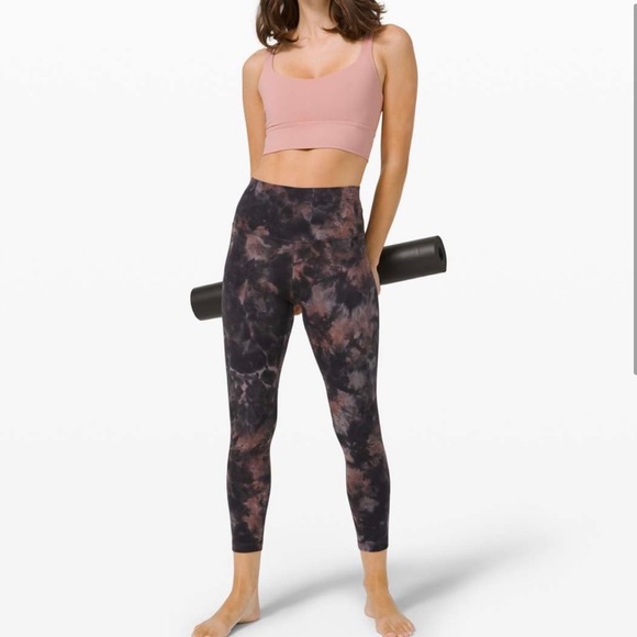 Lululemon Align 25” Diamond Dye Grey Pink Pastel - Picture 1 of 7